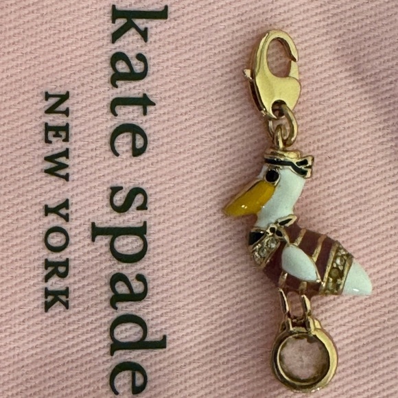 KATE SPADE Pelican 12 KT Gold Plated Charm How Charming (No Bracelet) - Picture 7 of 8